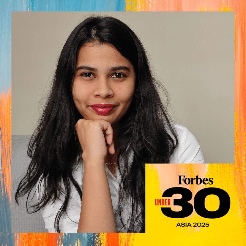 Our founder Krishna Priya Featured in Forbes 30 Under 30